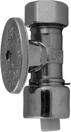 Water Supplies - Quarter Turn Valves - Straight - Quick Lock Push Fit Application x Compression - 2070PCPOLF