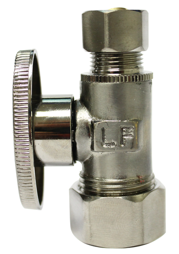 Water Supplies - Quarter Turn Valves - Straight - Compression x Compression - 2068DSBNLF