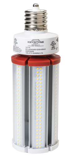 Product image for KEYSTE KT-LED63HID-EX39-850-D 63W MOGUL EX39 BASE 5K 250W MH EQUIV 120-277