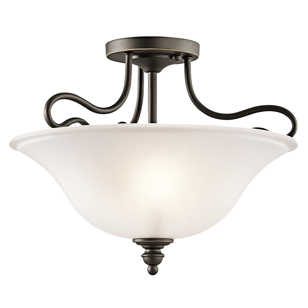 Tanglewood 2 Light LED Semi Flush OZ