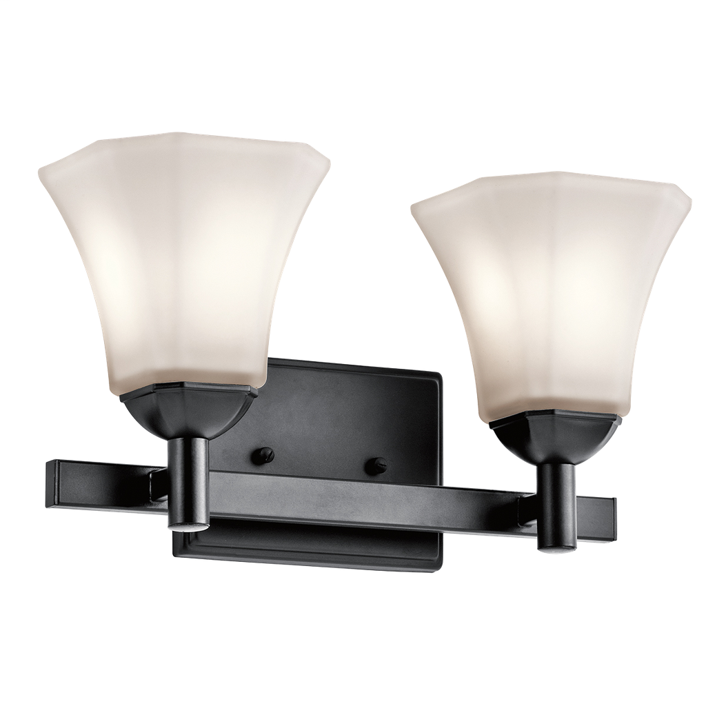 Serina 2 Light Bath Light in Black