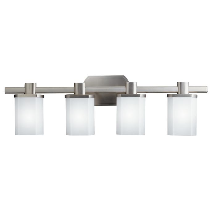 Lege 4 Light Bath Light in Brushed Nickel