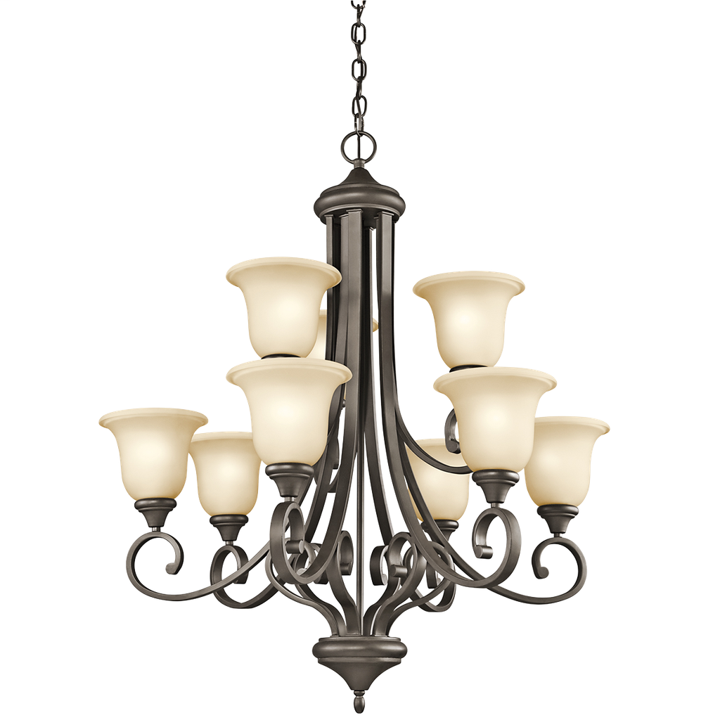 Product image for Kichler 43159OZL16 Chandelier 9Lt LED