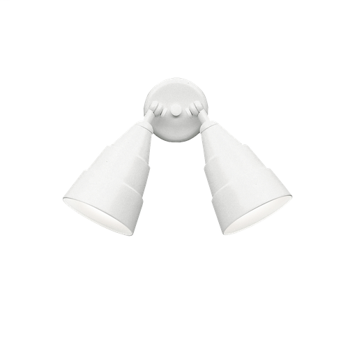 2 Light Outdoor Wall Light WHT