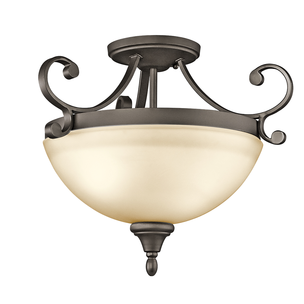 Monroe 2 Light LED Semi Flush OZ