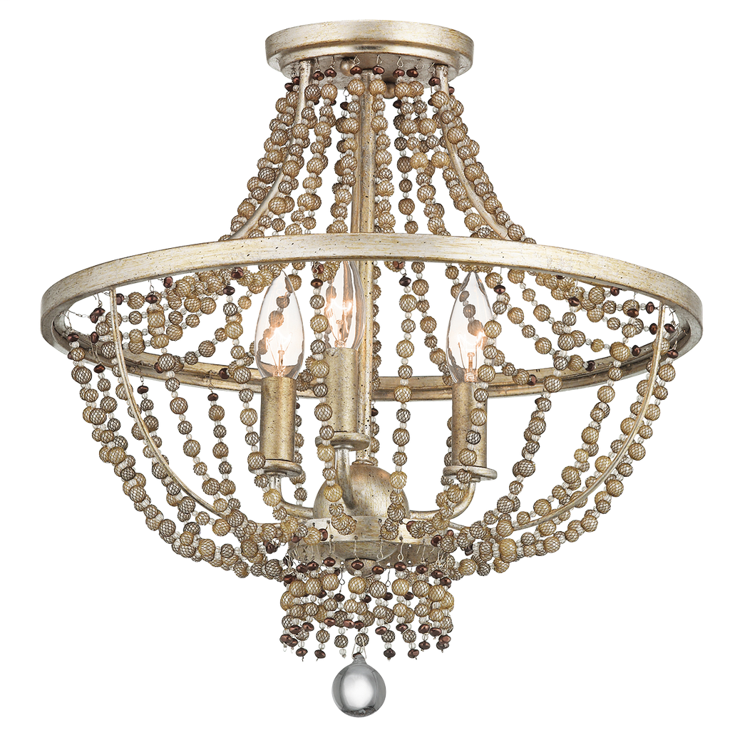 Birkdale 3 Light Flush Mount in SGD