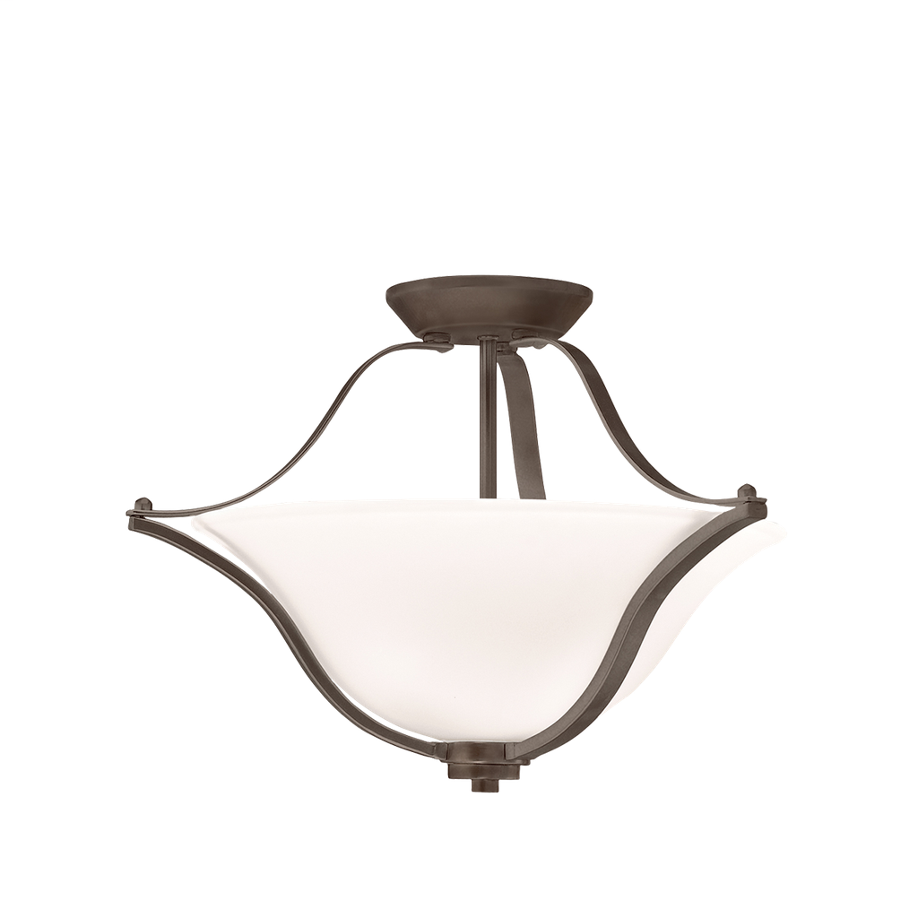 Langford 2 Light Semi Flush Ceiling Light OZ