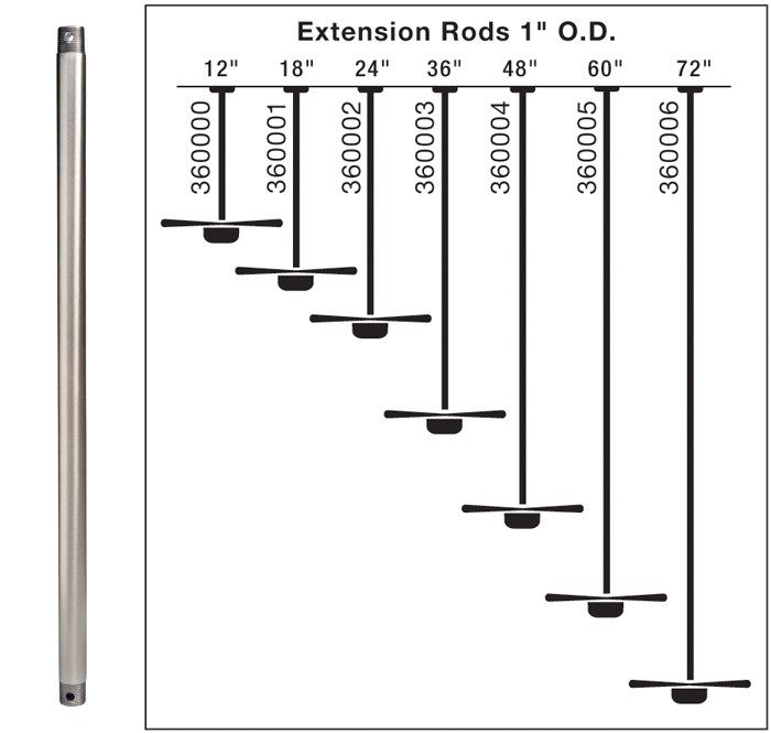 Fan Downrod 60 Inch