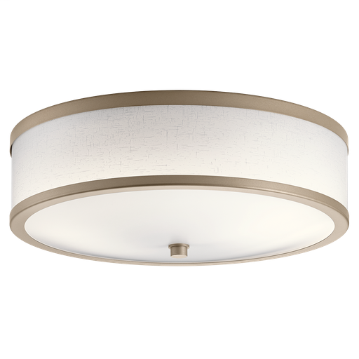Product image for Kichler 10820CP Flush Mount 2Lt Fluore