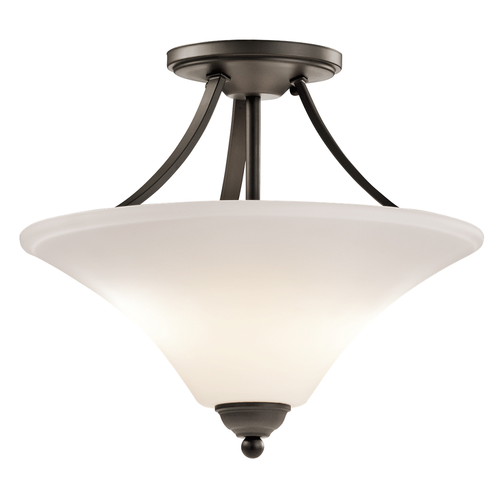 Keiran 2 Light LED Semi Flush OZ
