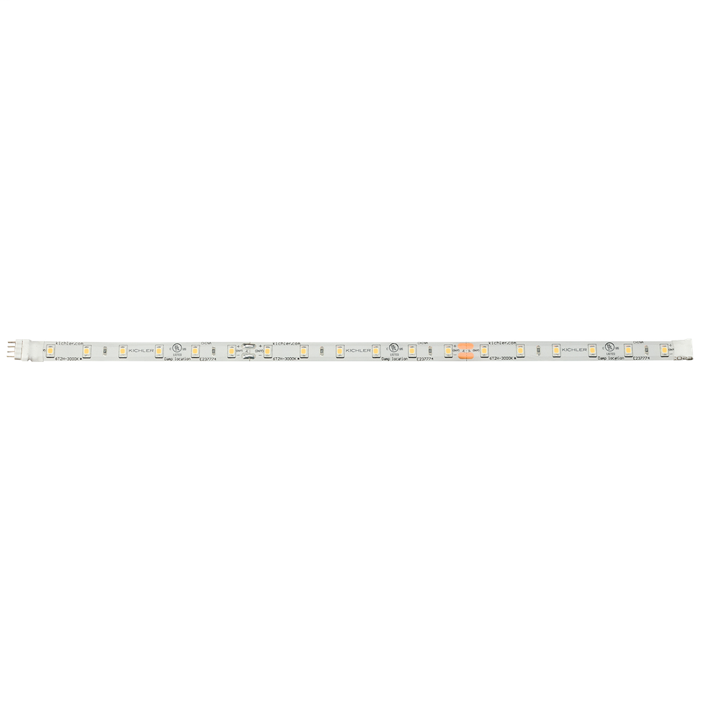 10' 24V Standard Output Damp Pure White LED Tape-W