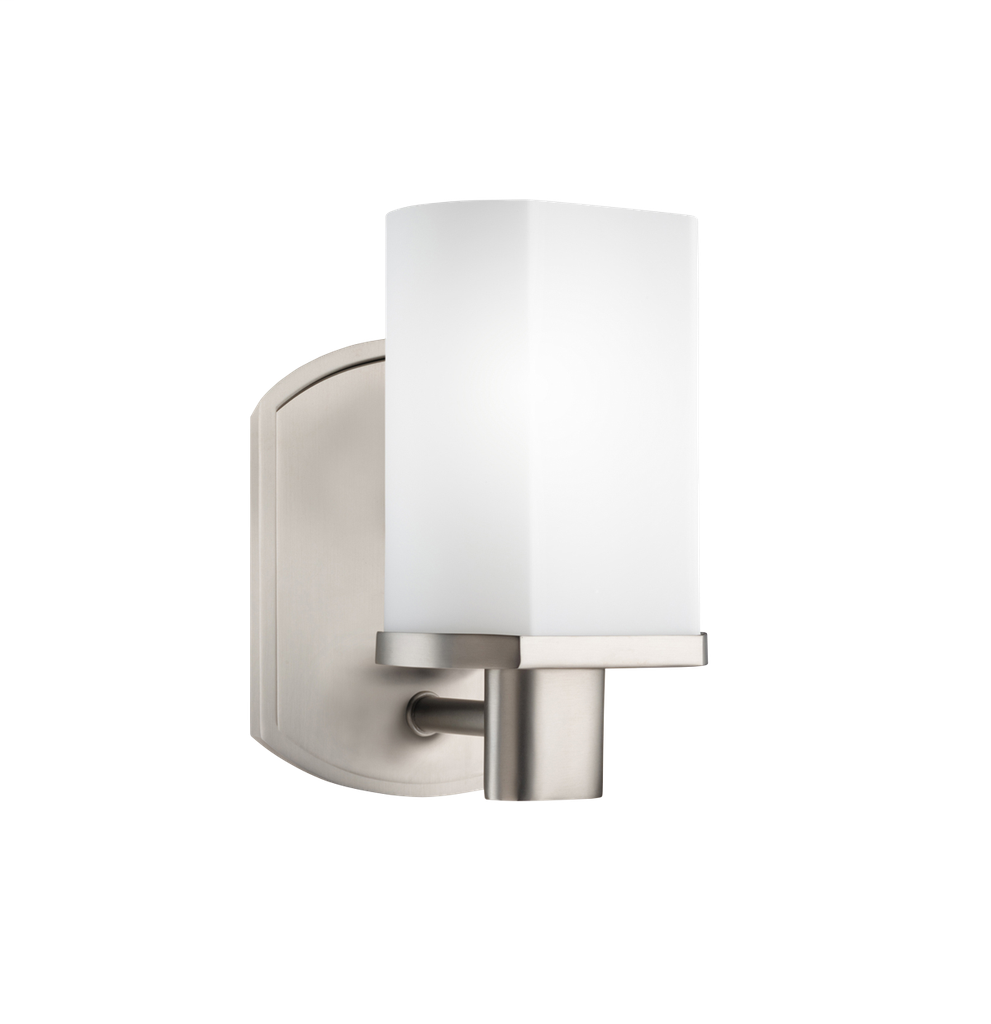 Lege 1 Light Wall Sconce-Brushed Nickel