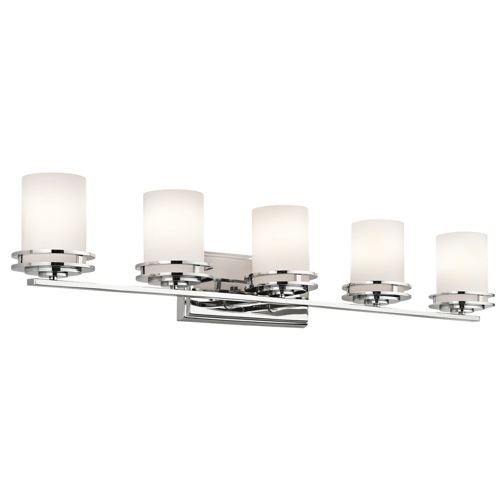 Hendrik 5 Light Bath Light in Chrome