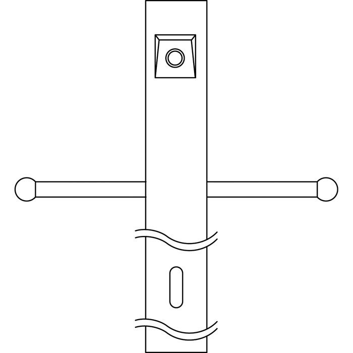 Post w/External Photoeye and ladder rest WH