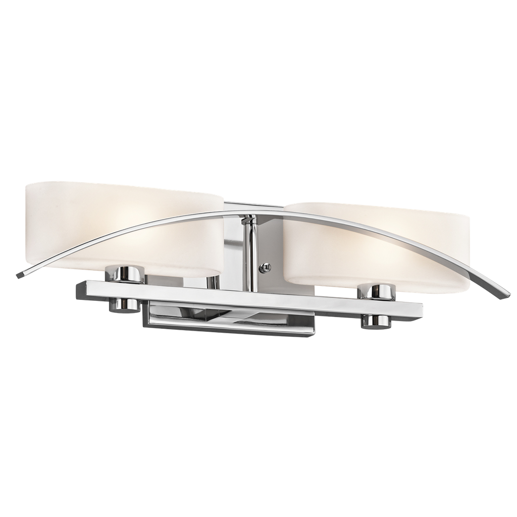 Suspension 2 light Bath Light in Chrome