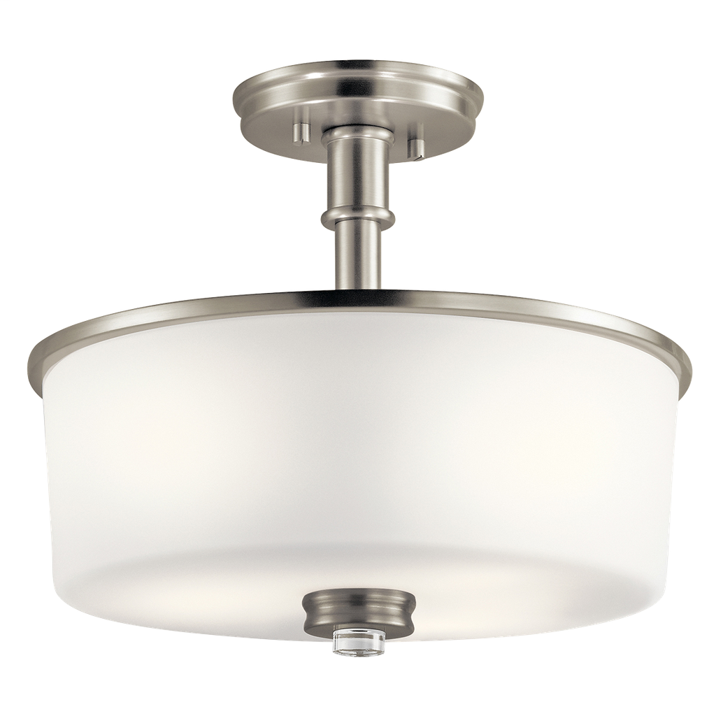 Joelson 3 Light LED Semi Flush NI