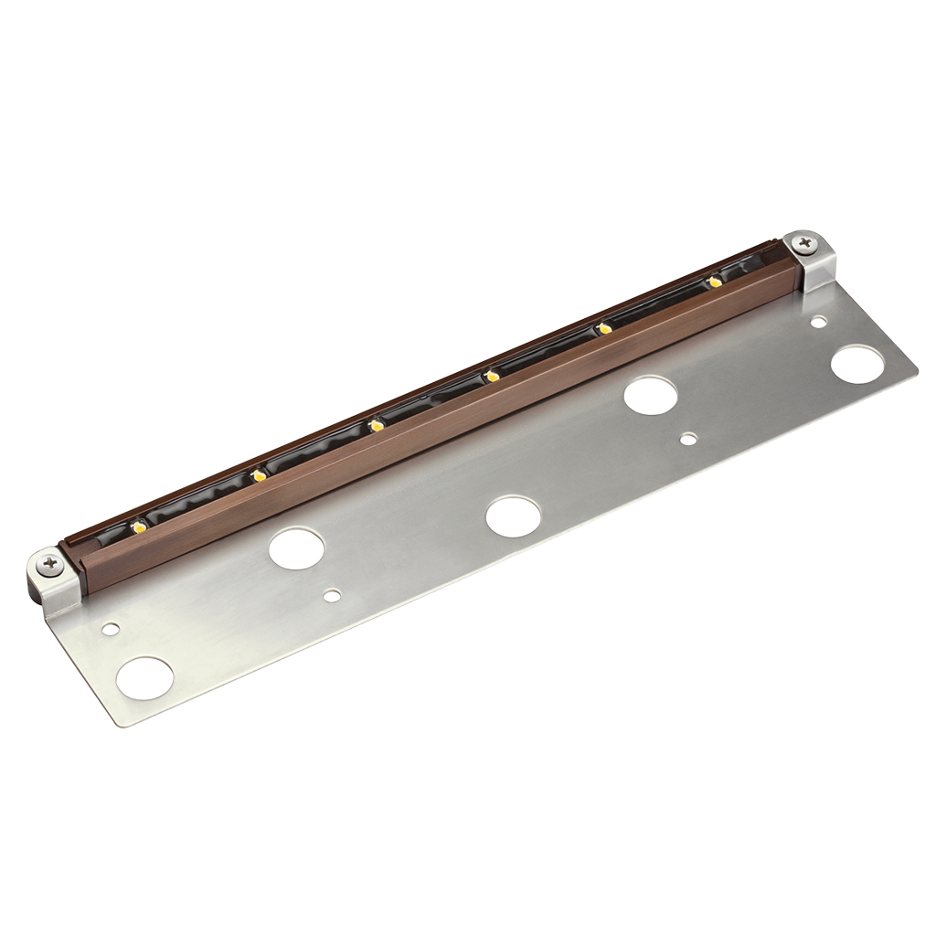 LED linear 12 inch BBR in bronzed bras
