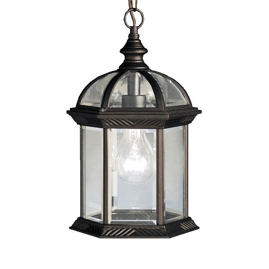 Barrie 1 Light LED Outdoor Pendant BK