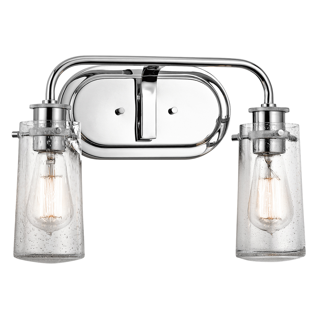 Braelyn 2 Light Bath Light in Chrome