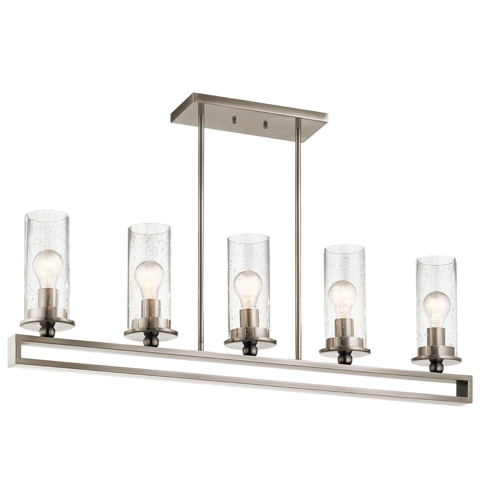 Product image for Kichler 42124CLP Linear Chandelier 5Lt