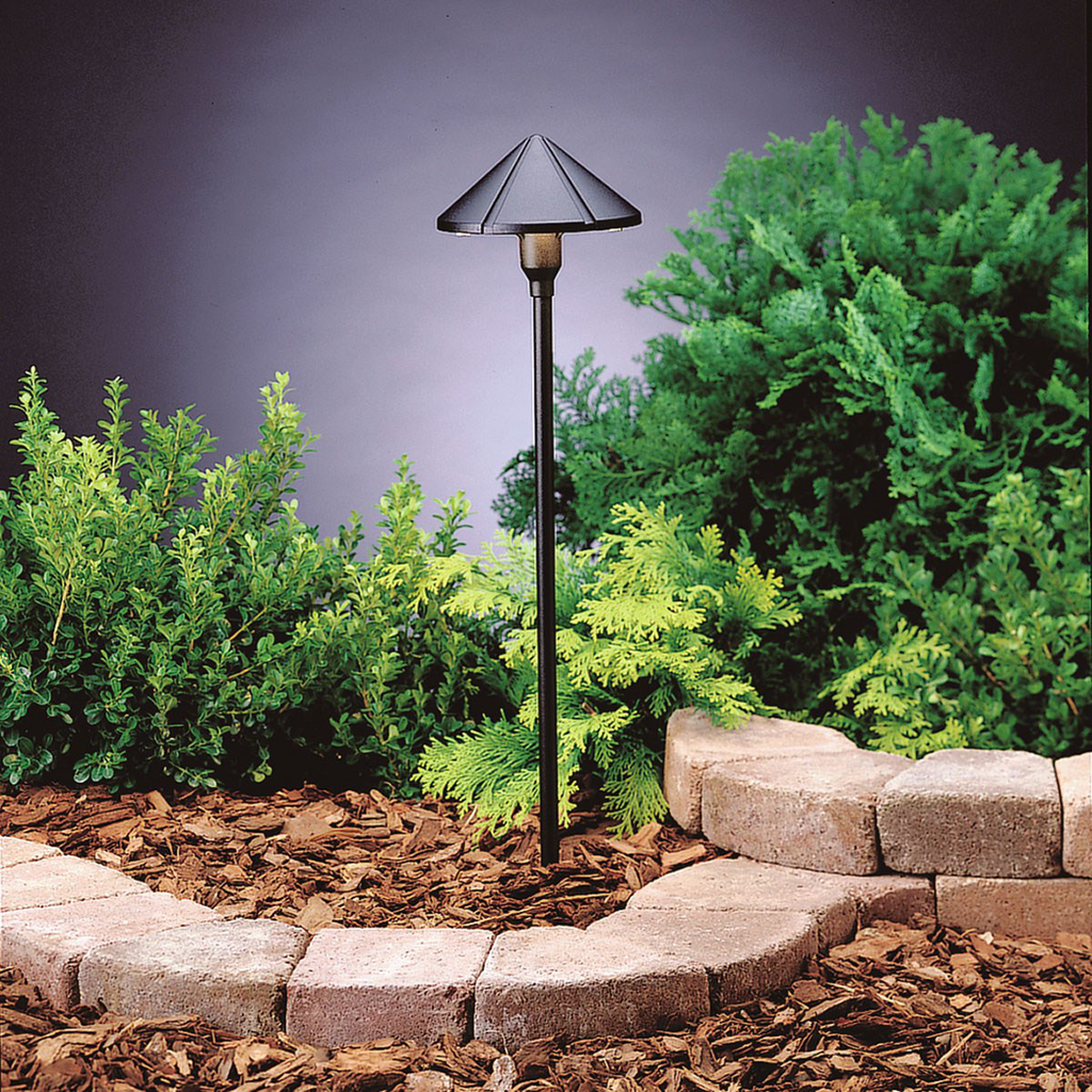 Center Mount 3000K LED Path Light BKT