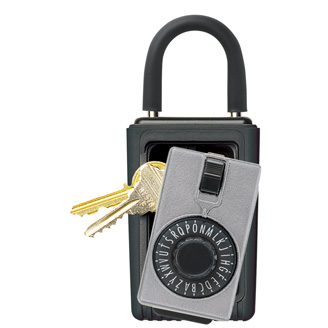 Keysafe Portable 3-Key, Spin dial, Titanium 001012