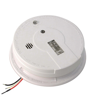 Product image for Kidde Home Safety 21006379 85 dB 120 Volt 9 Volt Battery AC/DC Ionization/Photoelectric Wire-In Smoke Alarm