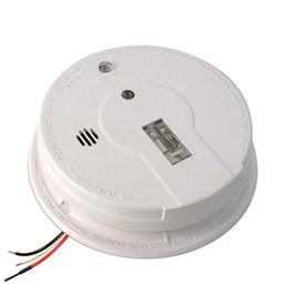Product image for Kidde Home Safety 21006379 85 dB 120 Volt 9 Volt Battery AC/DC Ionization/Photoelectric Wire-In Smoke Alarm
