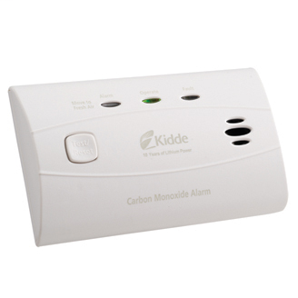 Product image for Kidde C3010 (21010073) Sealed Lithium Battery Powered Carbon Monoxide Alarm, Electrochemical Sensing, 85dB