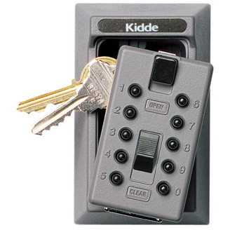 Keysafe Permanent, 5-Key, Pushbutton, ​Titanium 001015