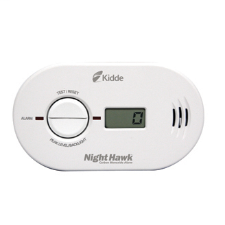 Nighthawk Carbon Monoxide Alarm with Digital Display KN-COPP-B-LP
