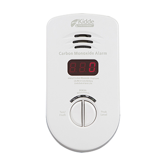 Carbon Monoxide Alarm AC Powered, Plug-In with Battery Backup and Digital Display KN-COP-DP-B