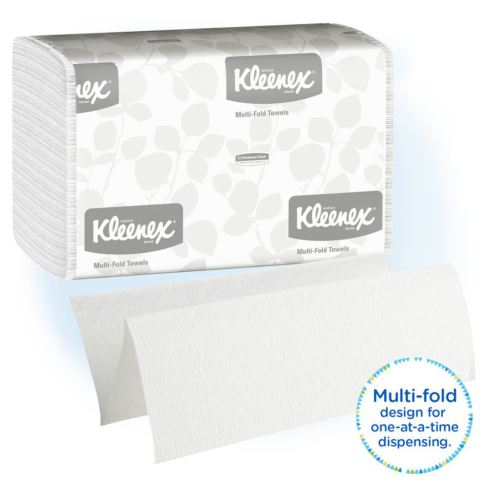 Kleenex® Folded Hand Paper Towels - 412-01890 - Industrial Supplies, Welding Equipment, Safety Equipment Supplies, PPE Supplies, Abrasives, Hand Tools, Hydraulics & Pneumatics, Janitorial Supplies, Power Tools, Metal Working