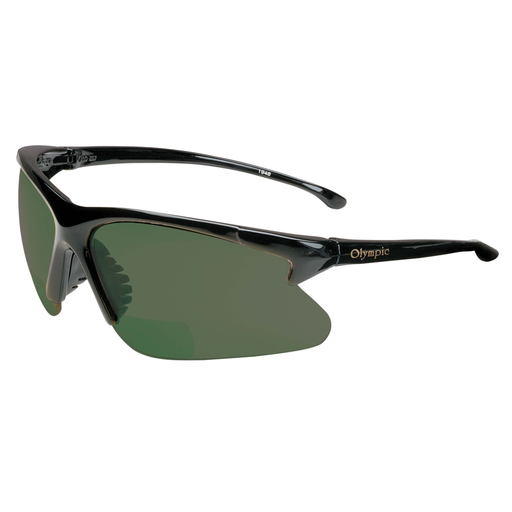 KleenGuard™ V60 30-06 Readers Safety Glasses (20553), IRUV Shade 5.0 Lenses with +1.5 Diopters, Black Frame, Unisex for Men and Women (Qty 6)