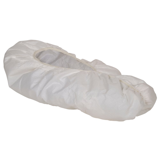 KleenGuard™ A40 Liquid & Particle Protection Shoe Cover (44490), One Size Fits All Disposable Shoe Covers, White, (400 Shoe Covers/Case)