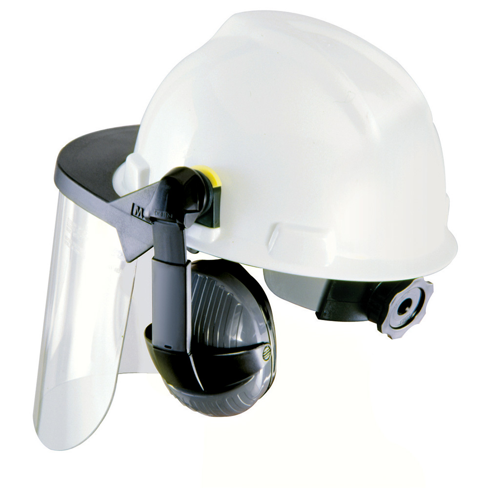 Visor for Hard Hats and Caps Clear