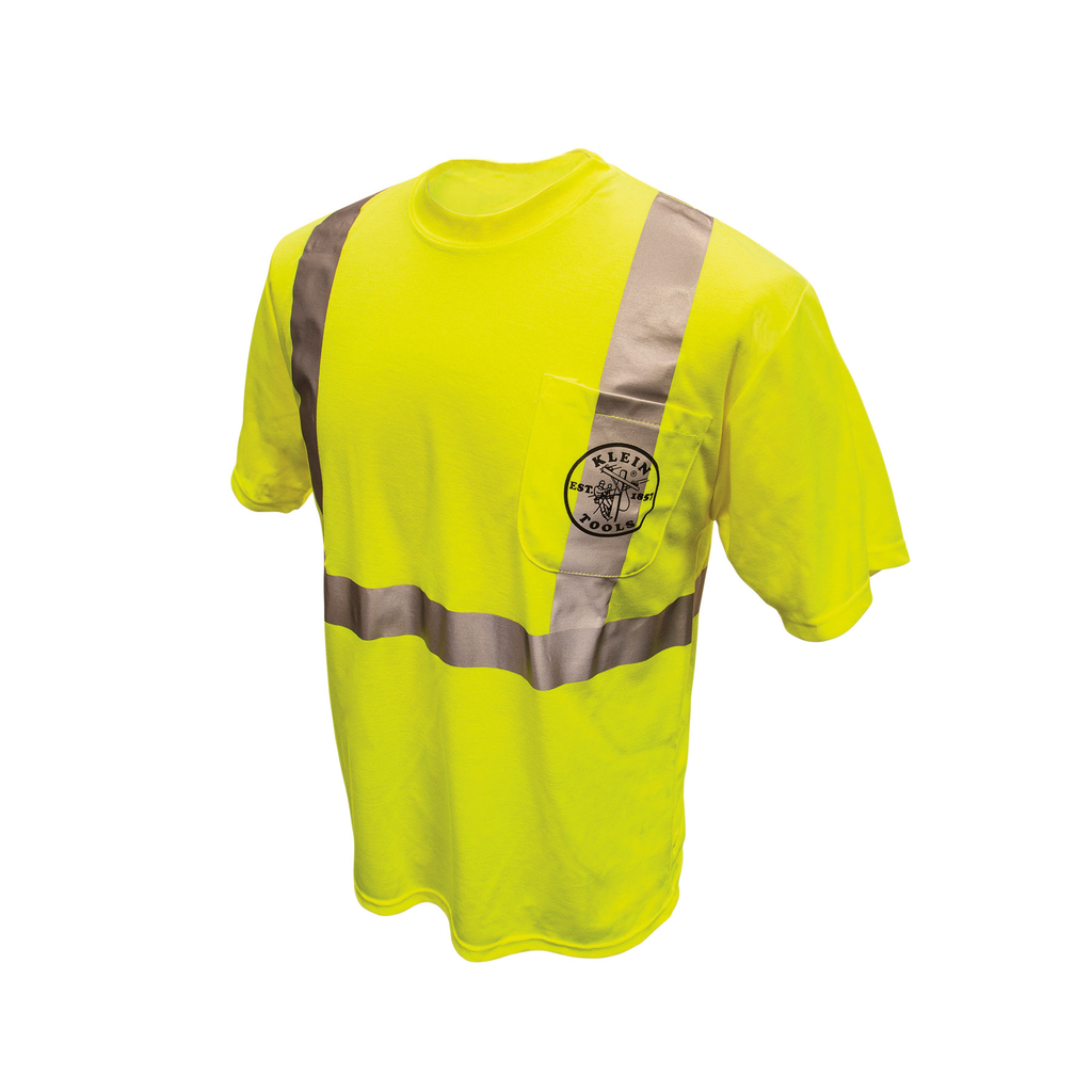 Reflective HiViz Green T-Shirt, Medium