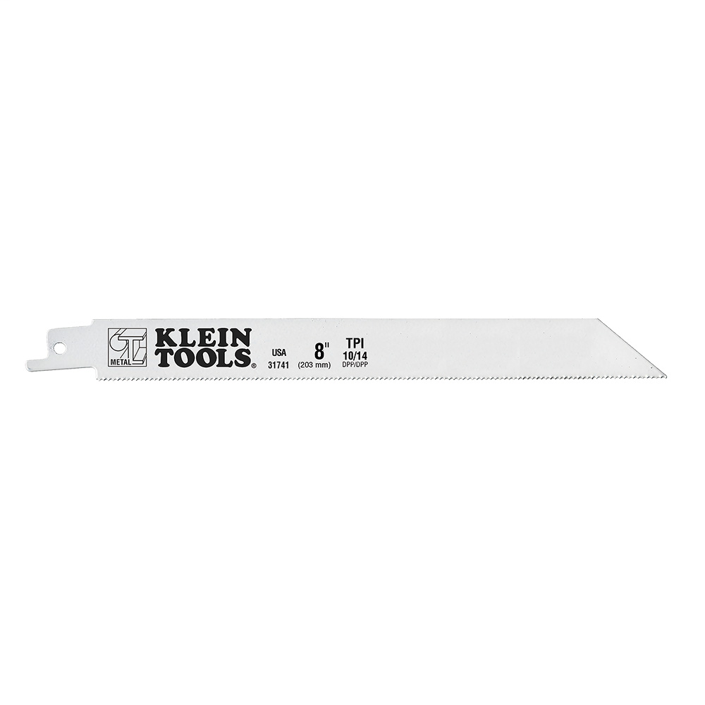 8'' Reciprocating Saw Blades, 10/14 TPI, 5 Pk