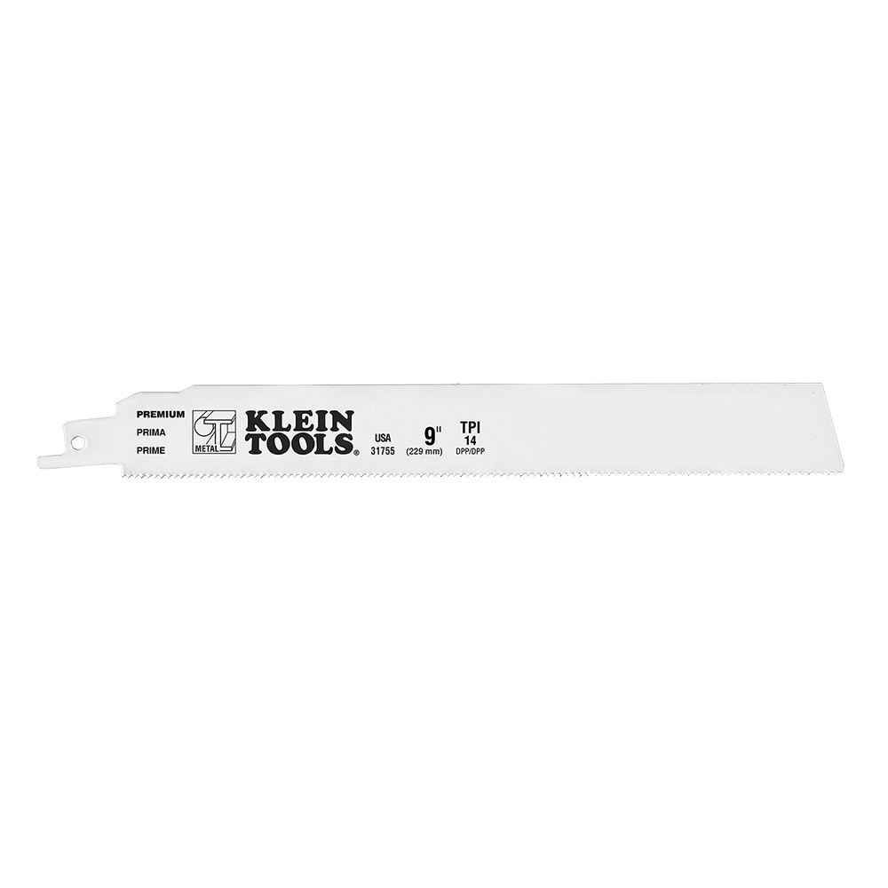 9'' Reciprocating Saw Blades, 14 TPI, 5 Pk