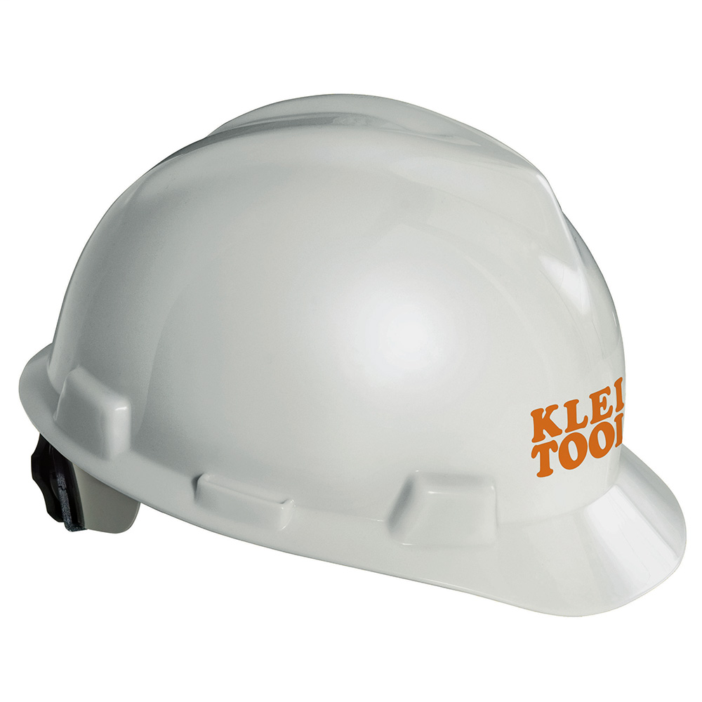 V-Gard® Hard Cap, White, w/Klein Tools Logo