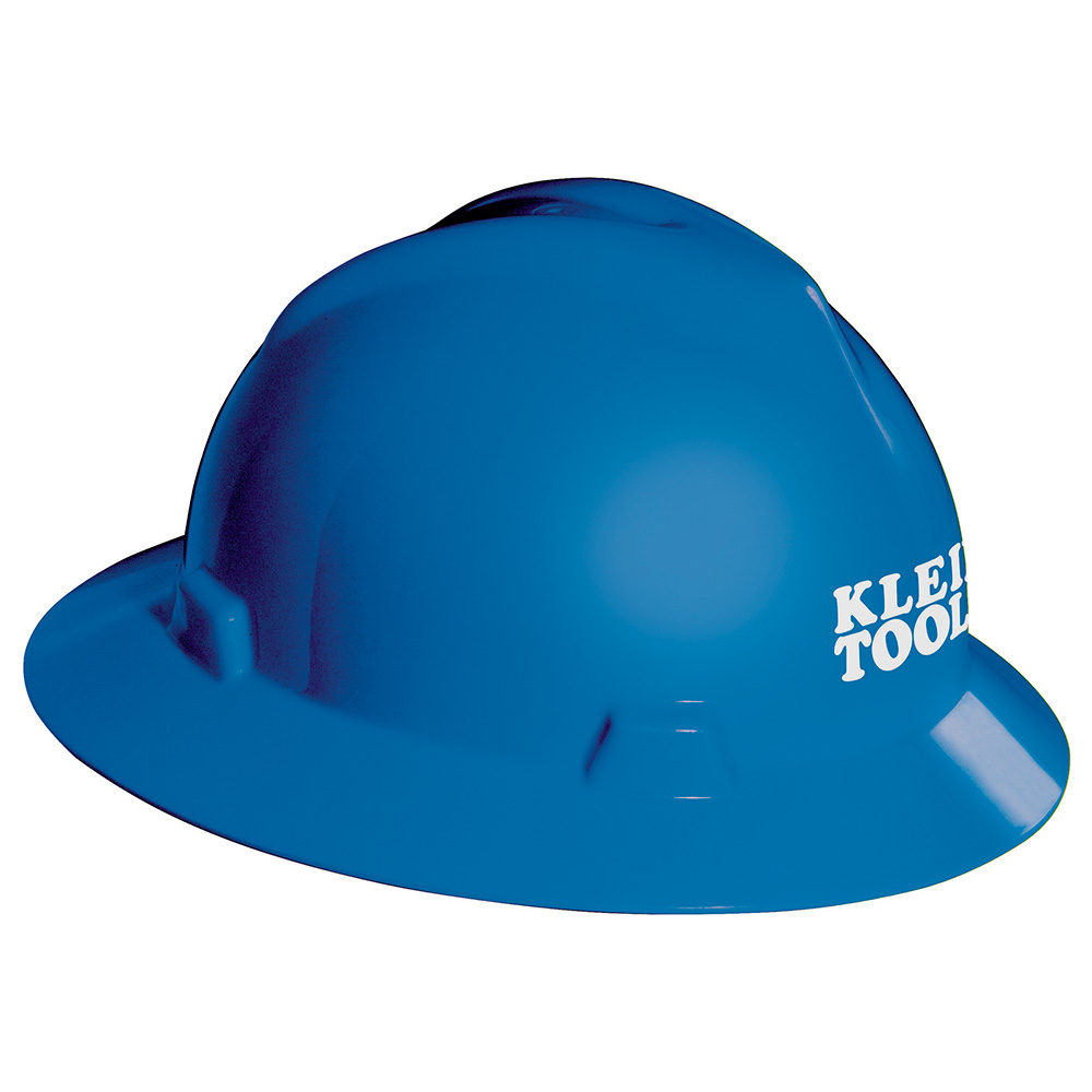 V-Gard® Hard Hat, Blue, with Klein Tools Logo