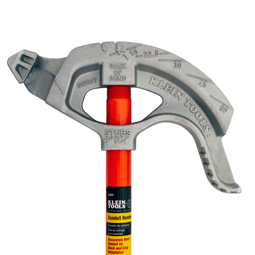 For 3//4 EMT or 1//2 Rigid For 3//4 EMT or 1//2 Rigid NSi Industries CB75 6 Degree Inside Radius Aluminum Die Cast Conduit Bender