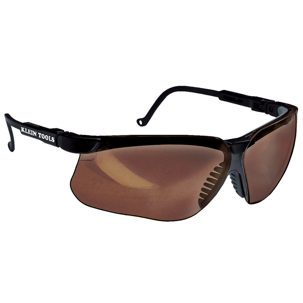 Product image for Klein Tools 60047 Black Frame SCT Gray Lens Wraparound Standard Protective Eyewear