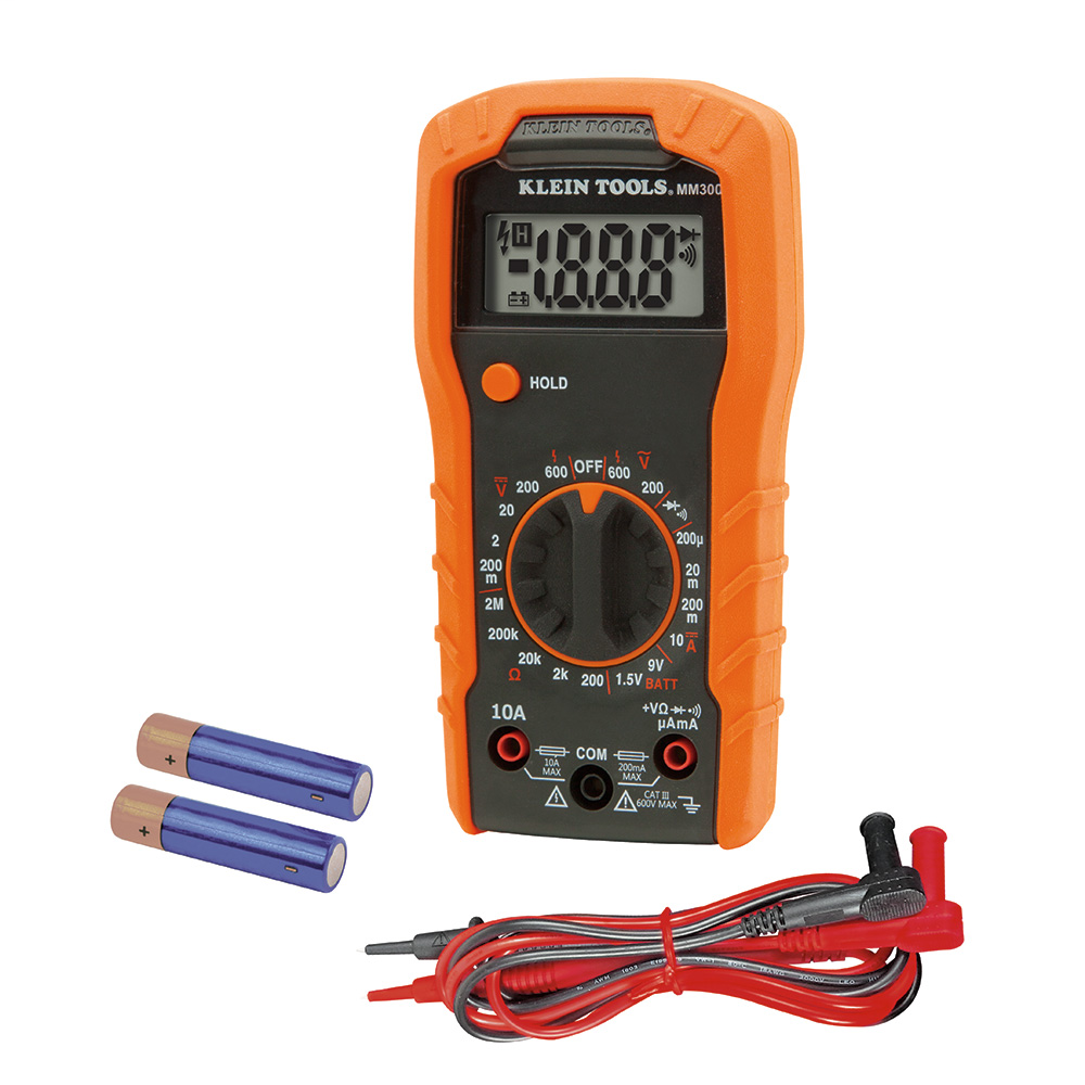Digital Multimeter, Manual-Ranging, 600V
