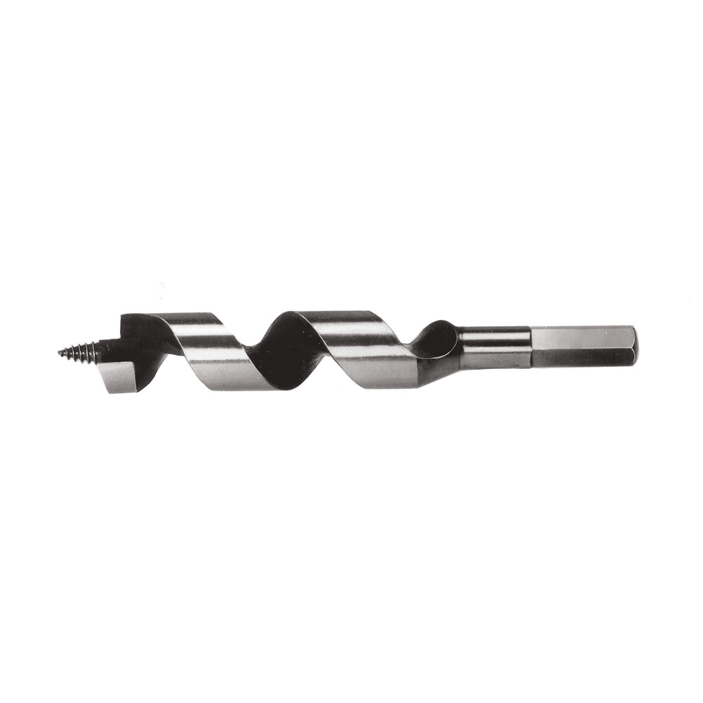 Steel Ship Auger Bit, Screw Point, 1 x 4-Inch