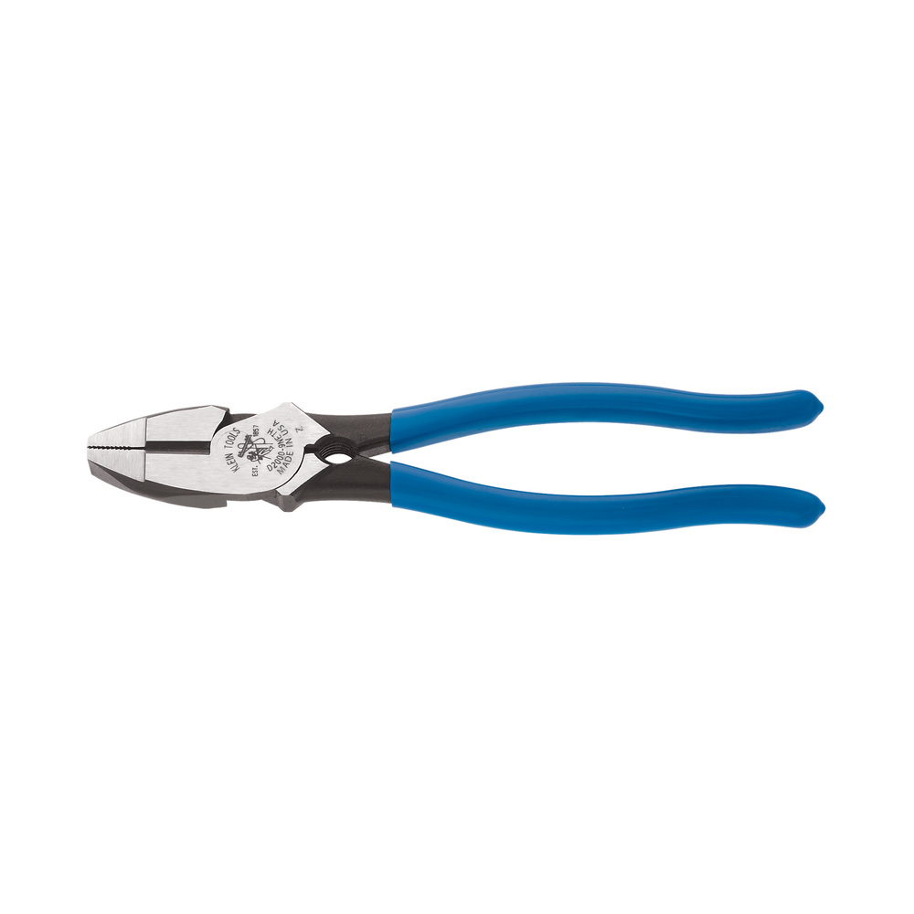Klein Tools D2000-9NETH 1-19/32 x 1-1/4 x 5/8 Inch Plastic Dipped Royal Blue Handle High Leverage Side Cutting Pliers Klein Tools D2000-9NETH 1-19/32 x 1-1/4 x 5/8 Inch Plastic Dipped Royal Blue Handle High Leverage Side Cutting Pliers