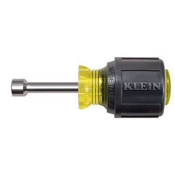 Product image for Klein Tools 610-3/8M 3/8 x 1-1/2 Inch Blue Magnetic Tip Hollow Shaft Nutdriver
