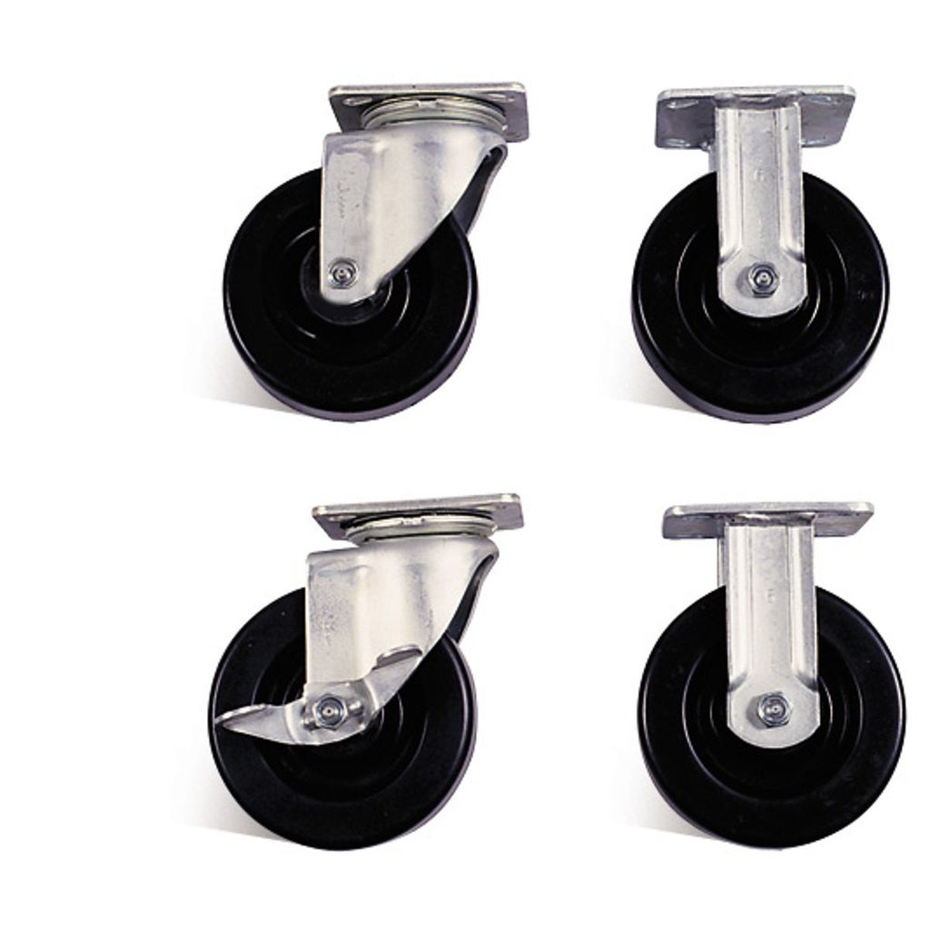 Model 695 6 in Caster Set with Brakes