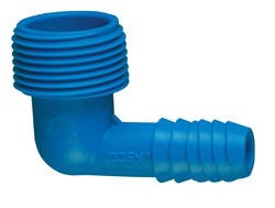 3300007 Residential & Commercial Irrigation Blue Twister ElbowDouble Helix X MIPT