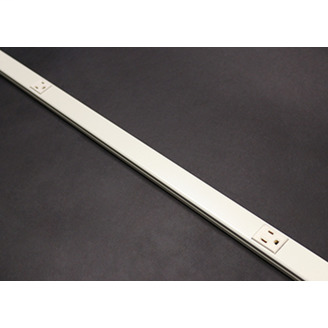 Wiremold V20GBA618 72" 18" Center Distance Ivory Steel Single Raceway Multi-Outlet Strip Wiremold V20GBA618 72" 18" Center Distance Ivory Steel Single Raceway Multi-Outlet Strip
